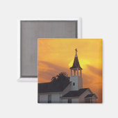Country Church Magnet (Vorderseite/Rückseite)