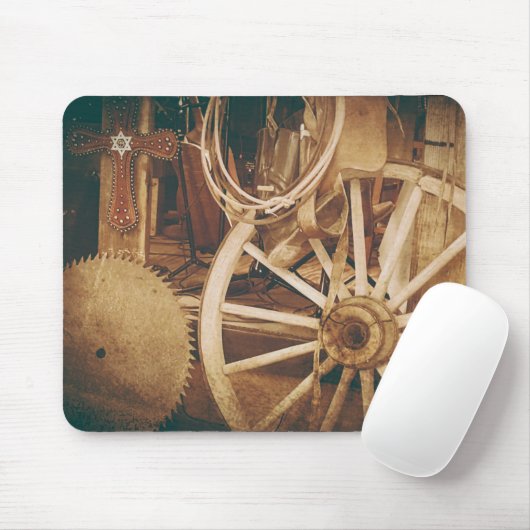 Country Church Mouse Pad Mousepad (Mit Mouse)