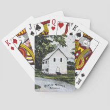 Country Church Playing Cards