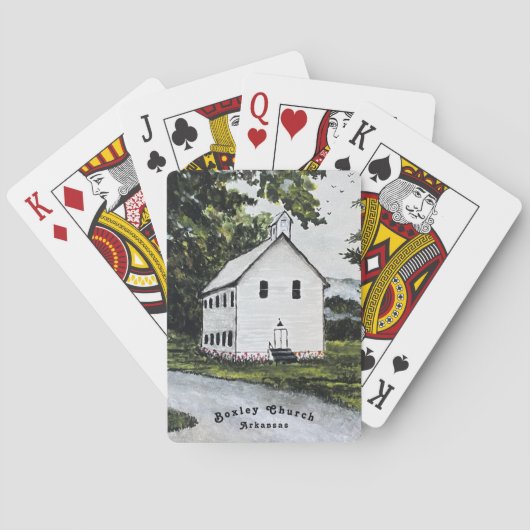 Country Church Playing Cards Spielkarten (Rückseite)
