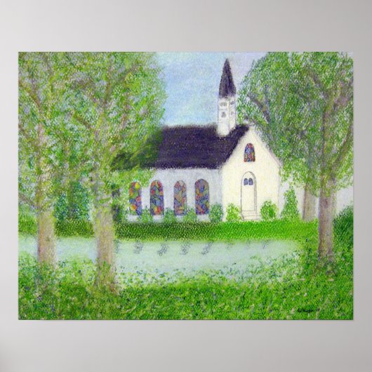 Country Church Poster (Vorne)