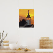 Country Church Poster (Küche)