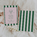 Country Club Court Side Racquet Tennis Birthday Einladung<br><div class="desc">Serve up a stylish celebration with our Courtside Tennis Birthday Invitation,  inspired by classic country club aesthetics and simple tennis charm. This design is perfect for tennis lovers of any age,  from kids’ birthdays to milestone celebrations,  bachelorettes and so much more.</div>