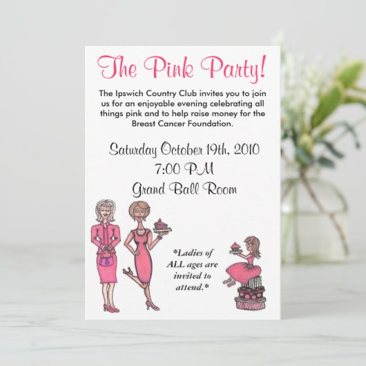 Country Club Einladung (Stehend Vorderseite)