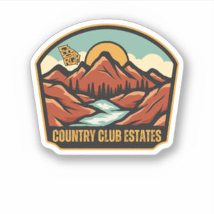 Country Club Estates, Georgia Aufkleber