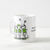 Country Club Ladys Golf Club Kaffeetasse (Vorderseite Links)