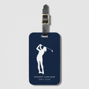 Country Club Mitglieder Navy Blue Golf Swag Gepäckanhänger