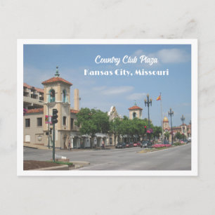Country Club Plaza, Kansas City, Missouri Foto Postkarte