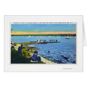 Country Club View of Sailboat Regatta # 2