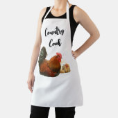 Country Cook Schürze mit Rooster und Huhn (InSitu)