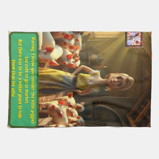 Country Cosy Kitetücher Geschirrtuch (Horizontal)