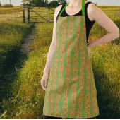 Country Cottage Blue Cream Yellow Sunflowers Schürze