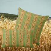 Country Cottage Brown Green Yellow Sunflowers Geschenkpapier