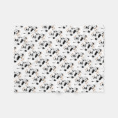 Country Cow Muster Fleece Decke (Vorderseite (Horizontal))