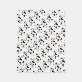 Country Cow Muster Fleece Decke (Vorderseite)