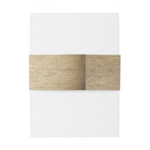 Country Cowboy Boots Rustikale Hochzeit Einladungsbanderole (Rückseitenbeispiel)