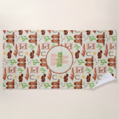 Country Cowboy Boots Stick Horse Wüste Western Strandtuch (Vorderseite)