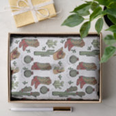 Country Cowboy Howdy Weihnachten Seidenpapier (Geschenk)