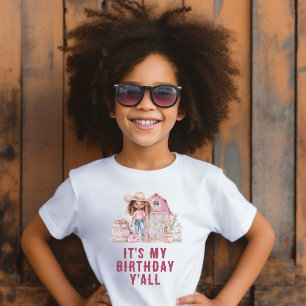 Country Cowgirl, ich habe Geburtstag, Leute! T-Shirt