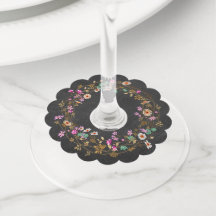 Country Cowgirl Style Blumenkreide Art Motif