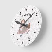 Country Craving Wall Clock Runde Wanduhr (Winkel)