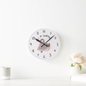 Country Craving Wall Clock Runde Wanduhr (Zuhause)