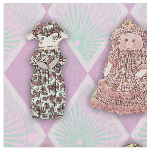 Country Criters Stoff (Nahaufnahme)