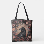 Country Crow-Hütte Kerndesign Tasche (Rückseite)