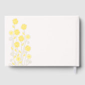 Country Daisies Simple Niedlich Wedding Gästebuch (Rückseite)