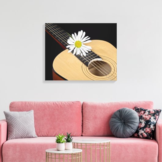 Country Daisy Leinwanddruck (Insitu (Wohnzimmer))