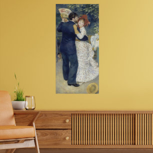 Country Dance by Pierre Renoir, Vintage Kunst Poster