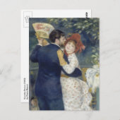 Country Dance by Pierre Renoir, Vintage Kunst Postkarte (Vorne/Hinten)