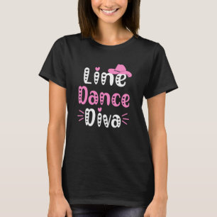 Country Dance Girls Western Cowgirl Boots Women Li T-Shirt
