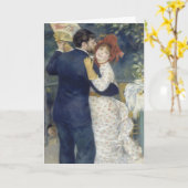 Country Dance - Renoir Impressionist Malerei Karte (Gelbe Blume)