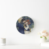 Country Dance - Renoir Impressionist Malerei Runde Wanduhr (Zuhause)
