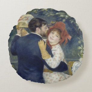 Country Dance - Renoir Impressionist Malerei Rundes Kissen