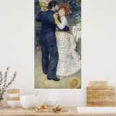 Country Dance von Pierre-Auguste Renoir Poster (Küche)
