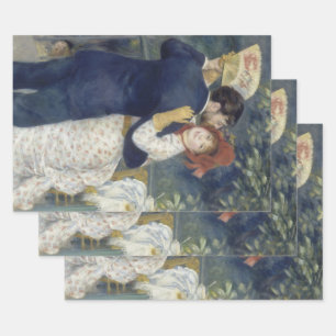 Country Dance von Pierre Renoir, Vintage Fine Art Geschenkpapier Set