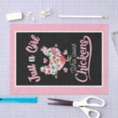 Country decoupage Hühnerhähnchen Crafters Seidenpapier (Handwerk)