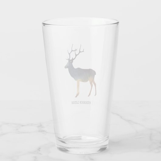 Country Deer Glas (Rückseite)