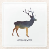 Country Deer Glasuntersetzer (Vorderseite)
