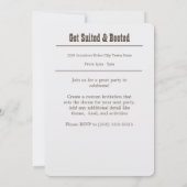 Country Dessert Geburtstag - Party Einladung nach  (Rückseite)