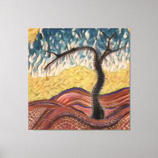 Country Dream Trem Mandala Leinwanddruck