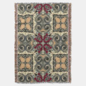 Country Elegance Throw Blanket Decke (Vorderseite Vertikal)