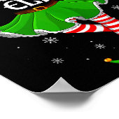 Country Elf Christmas Family Girls Women Elf Squad Poster (Ecke)