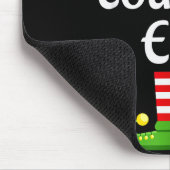 Country Elf Family Matching Group Christmas Cowboy Mousepad (Ecke)