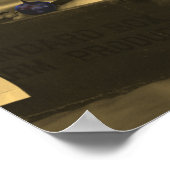 Country Fair Fruit Prize Sepia teilweise Farbe Poster (Ecke)