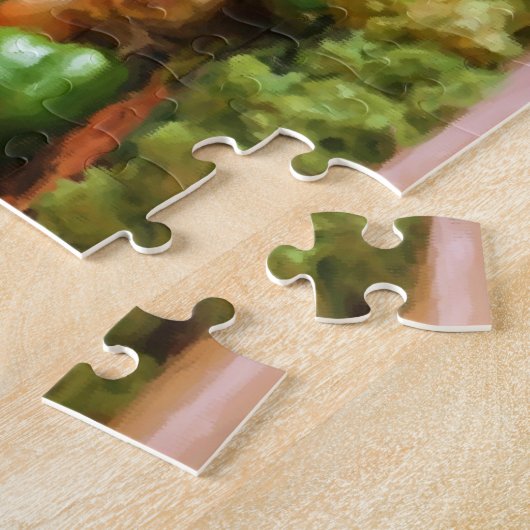 Country Fair Gemüse Preis Pastelmalerei Puzzle (Seite)