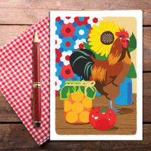 Country Fair Still Life Blank Card
