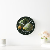 Country Fancy Gourds Personalized Runde Wanduhr (Zuhause)